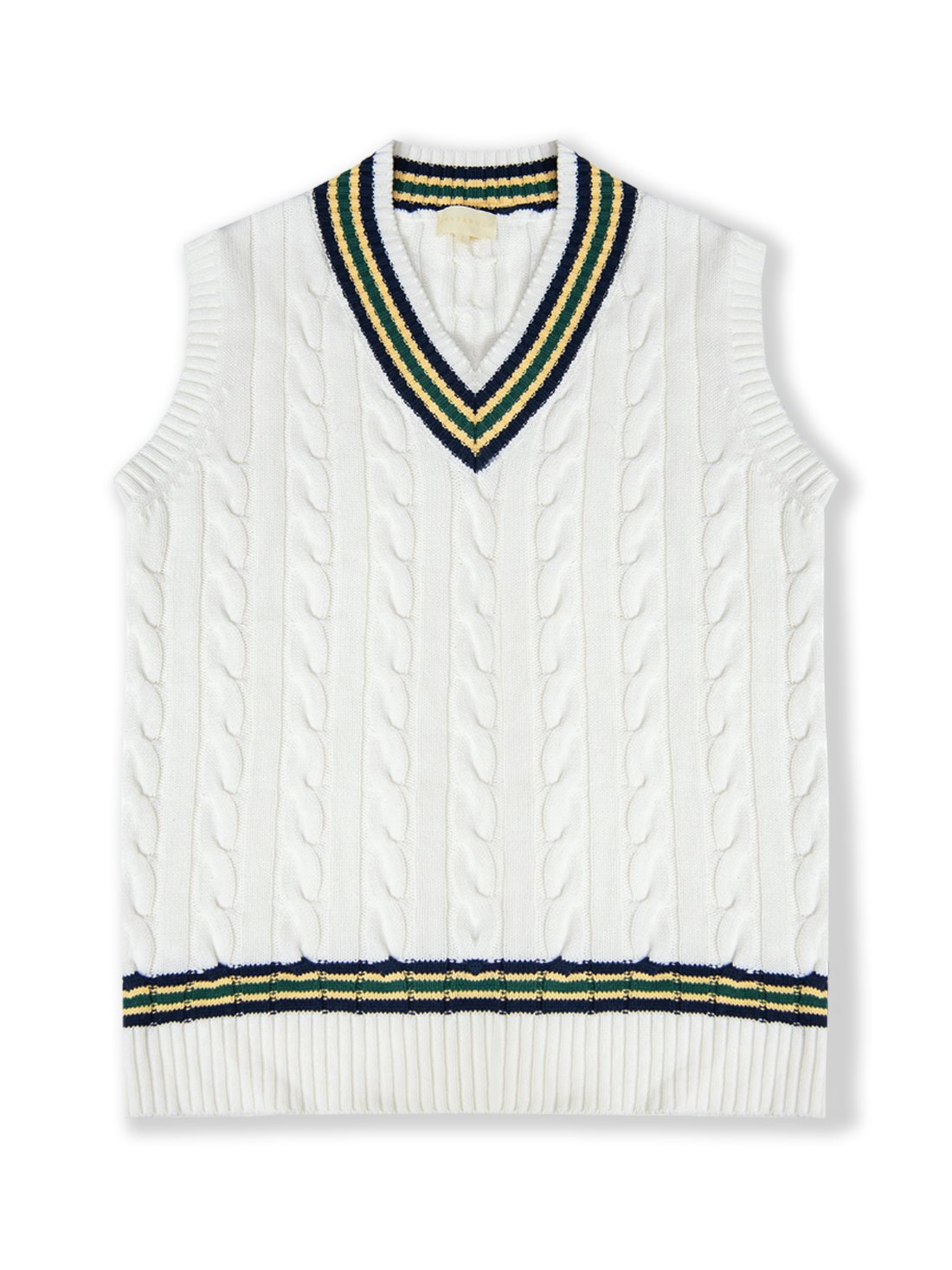 cricket knit vest (ivory)