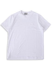 terry cotton emblem T shirt (white)